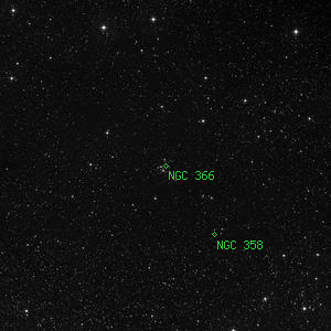 DSS image of NGC 366