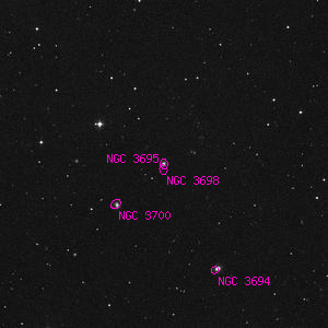 DSS image of NGC 3695