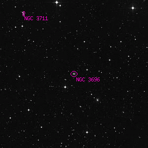 DSS image of NGC 3696