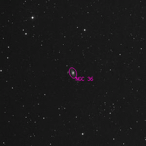 DSS image of NGC 36