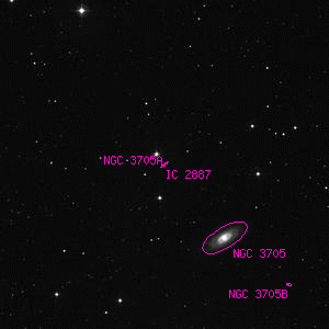 DSS image of NGC 3705A
