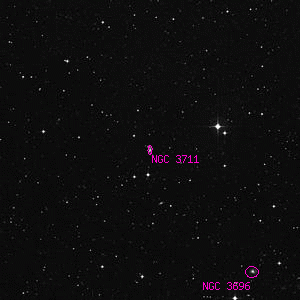 DSS image of NGC 3711