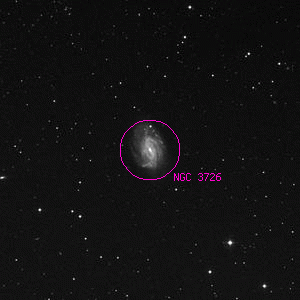 DSS image of NGC 3726