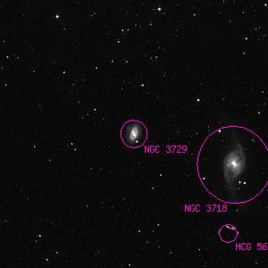 DSS image of NGC 3729