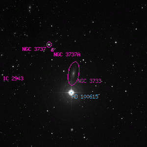 DSS image of NGC 3733