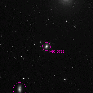 DSS image of NGC 3738