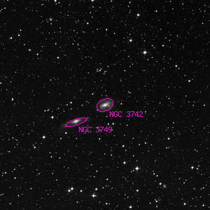 DSS image of NGC 3742