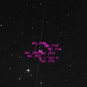 DSS image of NGC 3748
