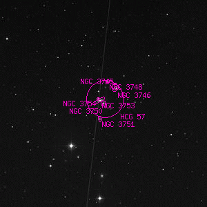 DSS image of NGC 3750