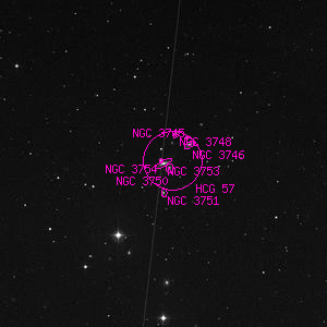 DSS image of NGC 3753