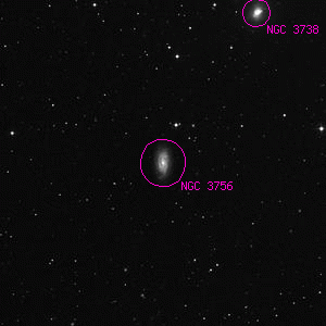 DSS image of NGC 3756