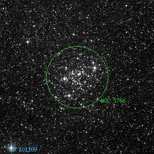 DSS image of NGC 3766