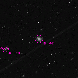 DSS image of NGC 3780