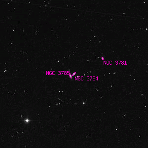 DSS image of NGC 3784