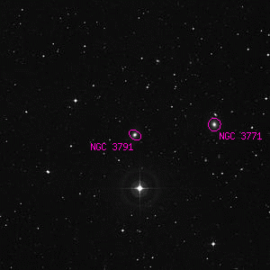 DSS image of NGC 3791