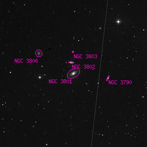 DSS image of NGC 3801