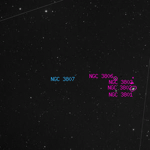DSS image of NGC 3807