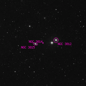 DSS image of NGC 3814