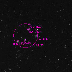 DSS image of NGC 3817