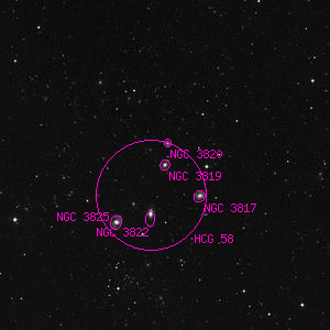 DSS image of NGC 3819