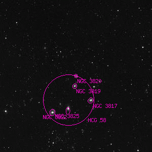 DSS image of NGC 3820