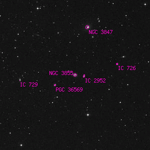 DSS image of NGC 3855
