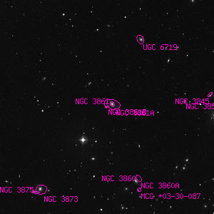 DSS image of NGC 3861B