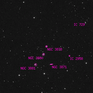 DSS image of NGC 3878
