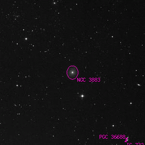DSS image of NGC 3883