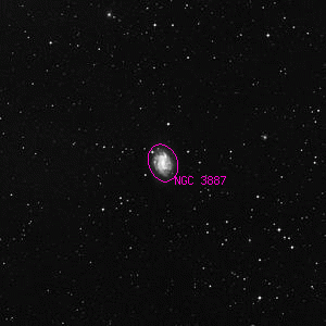 DSS image of NGC 3887