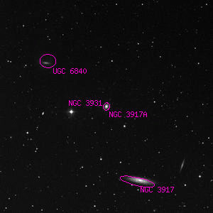 DSS image of NGC 3917A