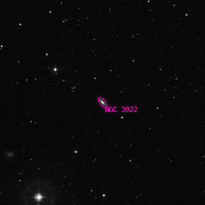 DSS image of NGC 3922