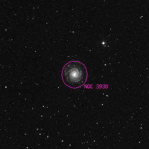 DSS image of NGC 3938