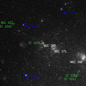 DSS image of NGC 395