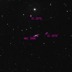 DSS image of NGC 3986