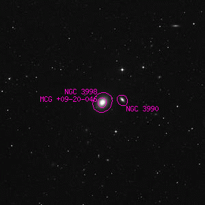DSS image of NGC 3998