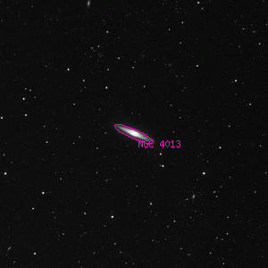 DSS image of NGC 4013
