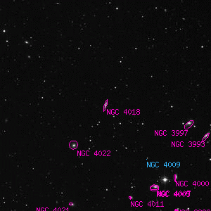 DSS image of NGC 4018