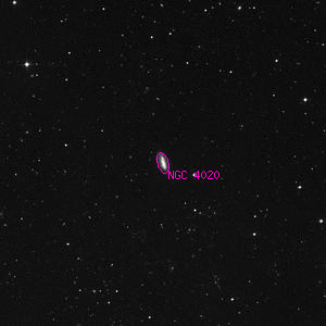 DSS image of NGC 4020