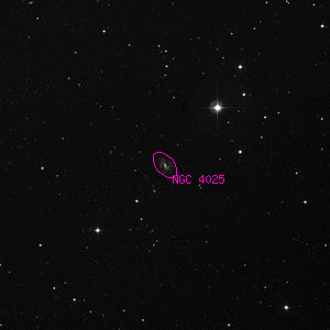 DSS image of NGC 4025
