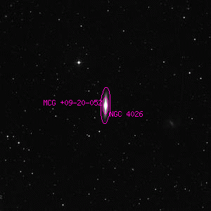 DSS image of NGC 4026
