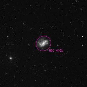 DSS image of NGC 4051