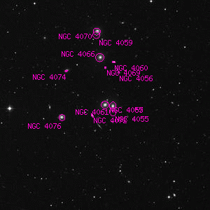 DSS image of NGC 4057