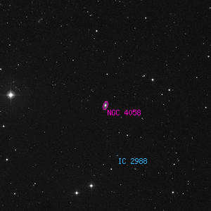 DSS image of NGC 4058