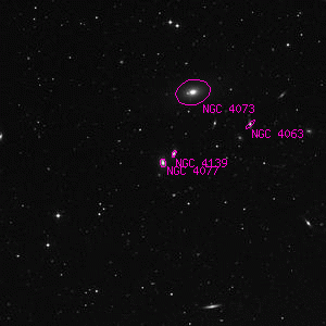 DSS image of NGC 4077