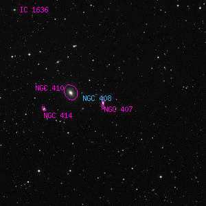 DSS image of NGC 407