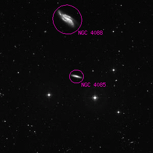 DSS image of NGC 4085