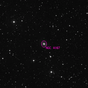 DSS image of NGC 4087