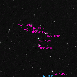 DSS image of NGC 4093