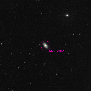 DSS image of NGC 4102